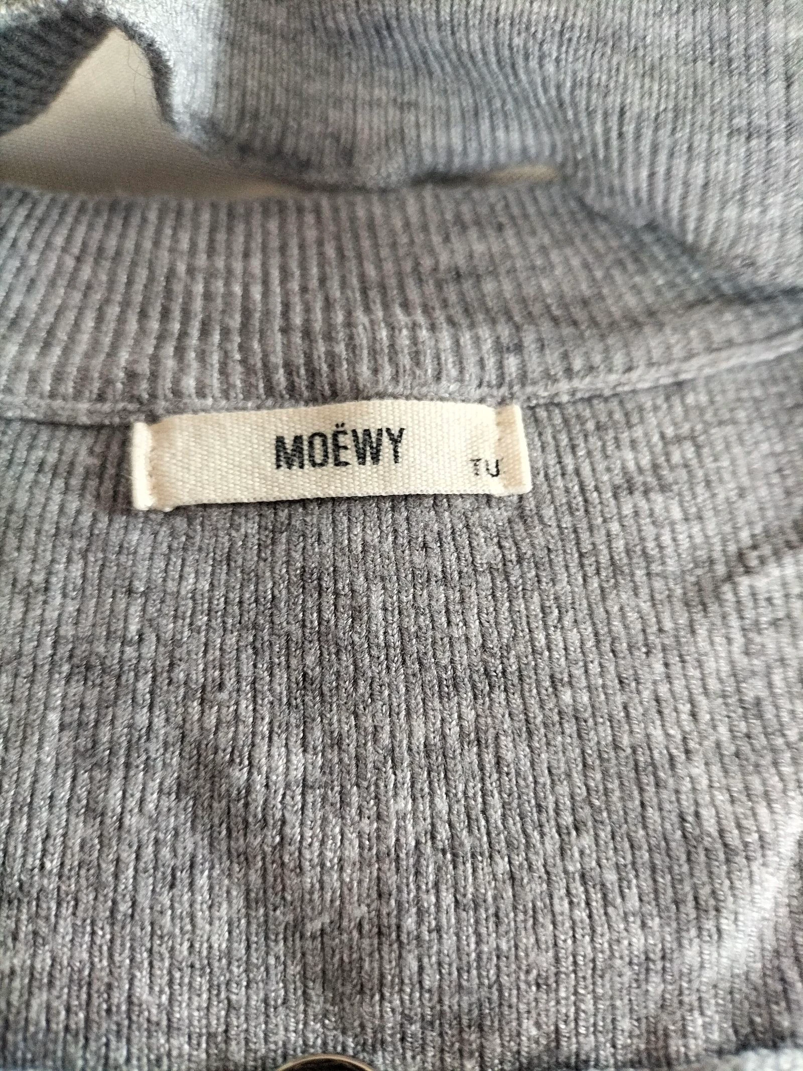 Vestido de Punto Gris Talla Única (34/36) | Moëwy | Muy buen estado – photo 7